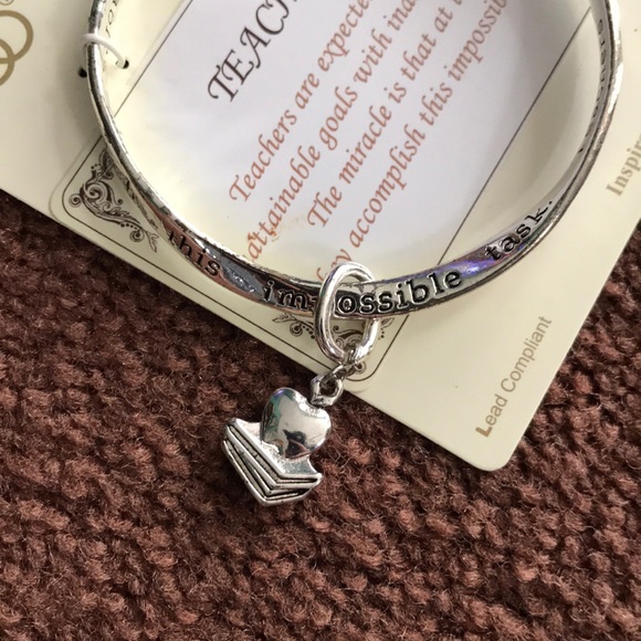 BRAND NEW: Stainless Steel Bracelet (teacher appreciation) - Picture 3 of 4